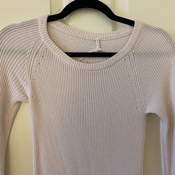Lululemon Womens Knit Sweater Light Pink Size 4 - Picture 4 of 4